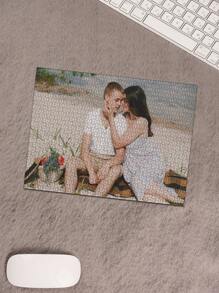 1pc, Custom Puzzles, Custom Photos, DIY Personalised Decompression Puzzles, 500/1000 Pcs,Custom Photo Puzzles, Wedding Gifts, Custom Holiday Party Supplies, Gifts For Good Friends, Family With Unique Memories, Christmas Gifts - Multicolor - View 6