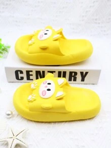1 Pair Fashion Cartoon Soft Slippers, Cute Baby Kids Summer Indoor Outdoor Anti-Slip Thick Sole Sandals