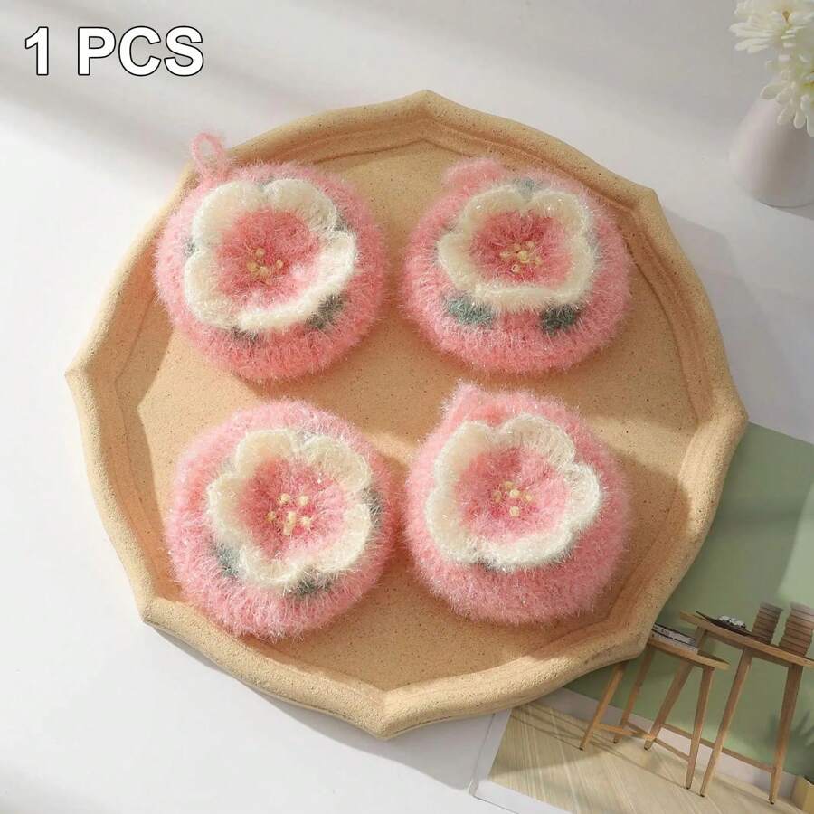 1 PC Acrylic Washing Towel Dish Washing Brush Reusable For Cleaning Kitchen