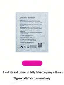 24 uñas postizas largas y cuadradas, con diseño de pegamento 3D negro sobre una base rosa nude, de estilo audaz y moderno. Incluye lima de uñas y pegamento, perfecto para unas puntas de los dedos únicas. - Blanco y Negro - Ver 7