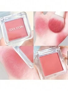 coolstory 4 色腮红盘 + 4 支腮红刷（A 套装），哑光效果，易于晕染，防水防汗，有助于提升肤色 - 四色腮紅組合一套 - 查看 6