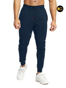 BIG CITY Jogger Deportivo De Moda Pants Para Hombre Slim Fit Strech - Azul Marino - Ver 2