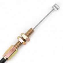 1x fil de ligne de câble d'accélérateur noir pour Suzuki Bandit 250 GSF250 74A