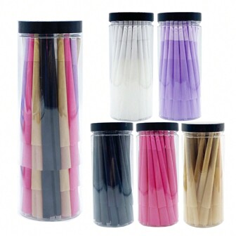 200/100/50/30 piezas de conos de papel enrollados previamente, Tubos de papel de tamaño King para rellenar, Papel lento de combustión de 109mm, Rollos de papel clásicos con boquillas, Regalos de cumpleaños, Regalos para novio/novia, Artículos para fiestas, Artículos para fiestas de novedad para adultos