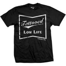 Cartel Ink Tattooed Low Life Men's T-Shirt - Black - View 1