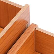 SanBouSi Monitorständer Holz Schreibtischaufsatz Monitorerhöhung Organizer mit Schubladen - Braun - Übersicht 10