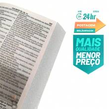 Biblia Sagrada Letra Gigante Luxo Popular - Vermelho - Com Harpa - RC