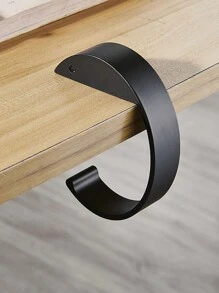 1 pezzo Gancio portatile per zaino, supporto per borsa spostabile per scrivania d'ufficio, accessorio da agganciare al bordo della scrivania in classe
