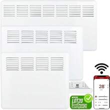 MYLEK 2KW  Smart WiFi App Radiator Electric Low Energy Panel Heater 1KW 1.5KW Available Wall Mounted Floor Standing Batoom IP24 Rated For Homes Offices - 2KWWifiPanelHeater - View 9