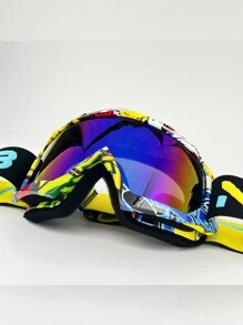 Nafeib Unisex PC Lens Motocross Riding Goggles,Dirt Bike Goggles, Motorcycle Goggles ATV Goggles Ski Goggles Windproof Glasses Racing Goggles,Winter Outdoor Sports Protective Eyewear, Windproof Sandproof Goggles For Ordinary Decorative Use,Valentine's Day Gifts, Skiing Snow Windproof