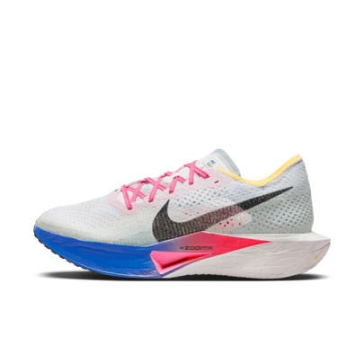 Nike ZoomX Vaporfly 3 舒适百搭防滑低帮跑步鞋，男款，白黑 HQ3219-902