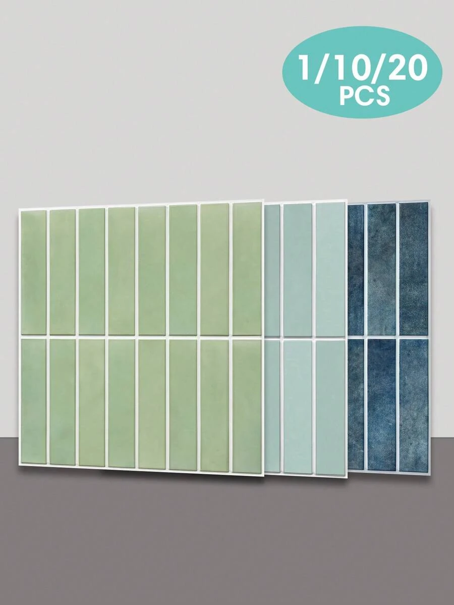 Commomy 1pc/10pcs/20pcs Matte Peel And Stick Tile Backplash,3D Stick On Tiles Backsplash For Kitchen,Bathroom,Renters,Interior Decorative Wall Tiles,Modern Decor