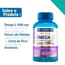 Omega 3 Catarinense 1000mg 120 Capsules (Fish Oil, EPA, DHA) - Others - View 7