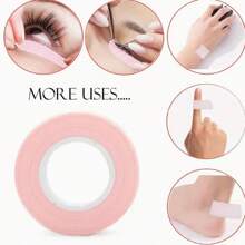 1/3/5 pièces de Bandes d'extension de cils hypoallergéniques - Tissu non tissé respirant, convient pour l'isolation des paupières supérieure et inférieure - Multicolore - Voir 2