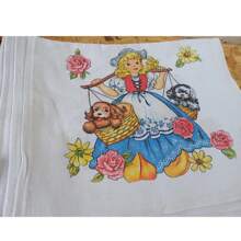 5  Pano de Prato Grande 100% Algodão  Pé De Galinha Legitimo - Multicolorido - Visão 3