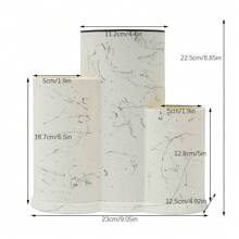 3-In-1 Knife Holder, Universal Knife Block, Knife Utensil Holder - 白色 - 查看 9