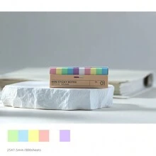 Giấy ghi chú siêu nhỏ, dễ dán, có thể xóa bằng bút dạ, màu sắc nhẹ nhàng, thích hợp cho sổ tay, nhật ký, sổ kế hoạch, lý tưởng cho đồ dùng học tập và đồ dùng tựu trường. - Nhiều màu - Xem 14