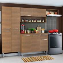 Cocina Integral Modular Madesa Emilly Top 229cm Color Marrón
