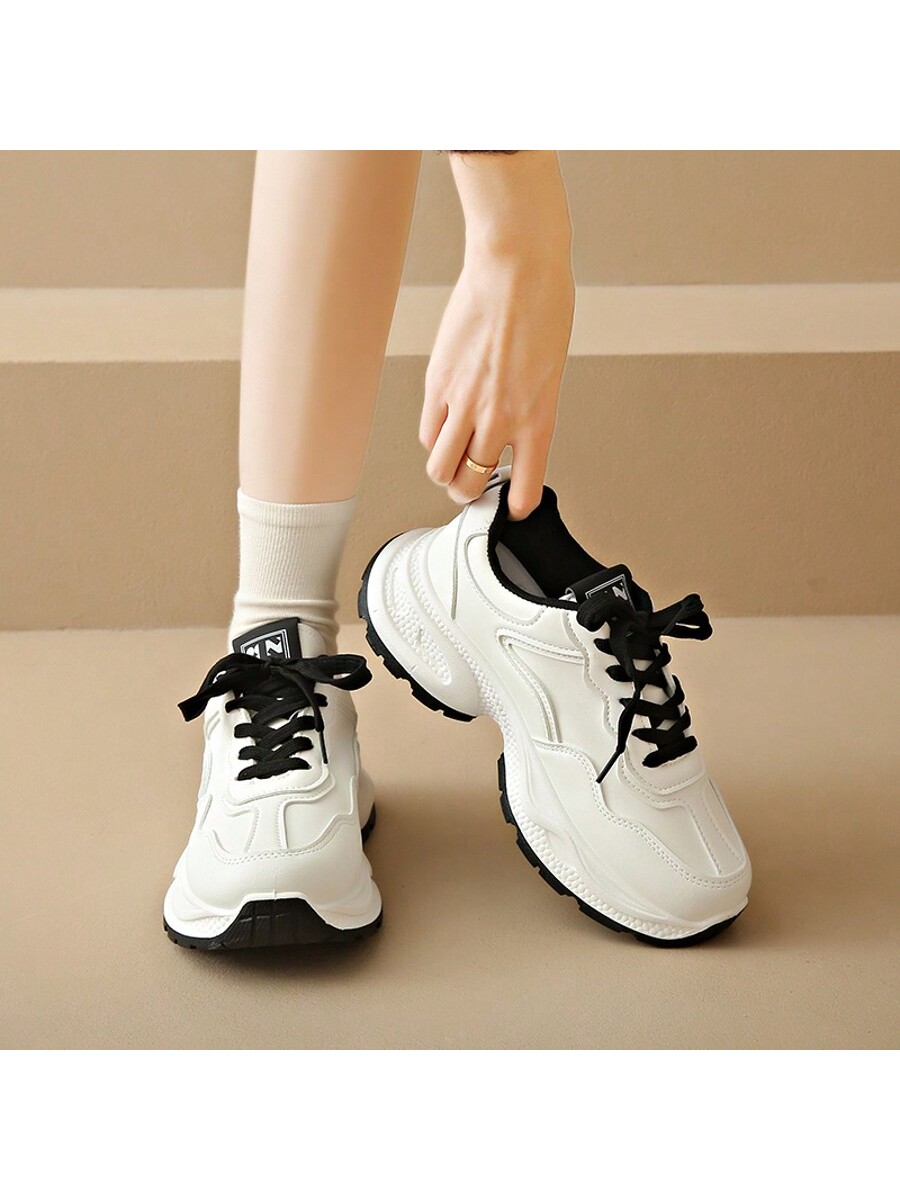 أحذية نسائية كاجوال جديدة ذات بطانة سميكة، أحذية ر...