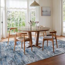 Bedding Blue Grey Large Area Rug 120 X 170 Cm 160 X 230 Cm Machine Washable Rugs For Living Room Non Slip Rug Carpet Area Rugs For Living Room Bedroom Dining Room - Blue-grey - View 3