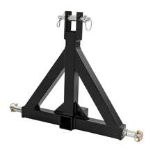 HYYKJ-US 3 POINT LINKAGE TOW HITCH - Compact Tractor Mounted Towing Cat 1 Triangle Pin UK - 1 - View 9