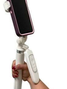 Selfiestick Soporte Tripode Tripie Para Celular + Control - Blanco - Ver 8