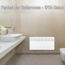 MYLEK 2KW  Smart WiFi App Radiator Electric Low Energy Panel Heater 1KW 1.5KW Available Wall Mounted Floor Standing Batoom IP24 Rated For Homes Offices - 2KWWifiPanelHeater - View 8