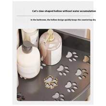 Bathroom Movable Triangle Shelf Organizer, Bathroom Floor Standing Multi-Tier Storage Rack, Kitchen Corner Storage Rack Home Bathroom Decor Bathroom Organizer