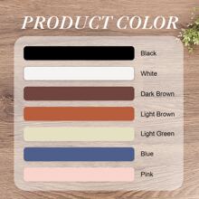 1 pieza Estuche de piel personalizado con nombre hecho a mano, bolsa de almacenamiento multifuncional personalizada, bolsa para pinceles de maquillaje, estuche para lápices, útiles escolares - Multicolor - Ver 6