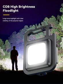 1/2/3/10pcs COB Keychain Work Light, Flashlight With 4 Lighting Modes, Keychain Light Emergency Light, Bottle Opener, Mini Flashlight With Magnetic Base