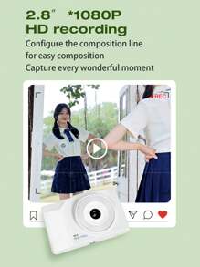 H12 CCD Digital 48 Million HD Camera Intelligent Anti-Shake Zoom HD Sports Camera 32G + Memory Card