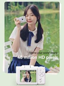 H12 CCD Digital 48 Million HD Camera Intelligent Anti-Shake Zoom HD Sports Camera 32G + Memory Card