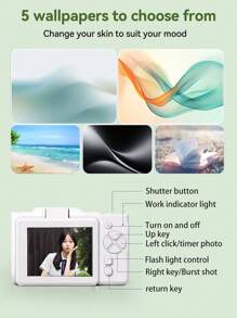 H12 CCD Digital 48 Million HD Camera Intelligent Anti-Shake Zoom HD Sports Camera 32G + Memory Card