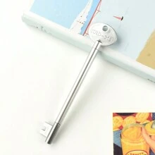 1pc/5pcs/10pcs Retro Key Shaped Neutral Pen, Customized Logo/Name Laser Engraving, Stationery, Learning, Office, Signing, Student, Teacher Gift Pen - Multicolor - View 16
