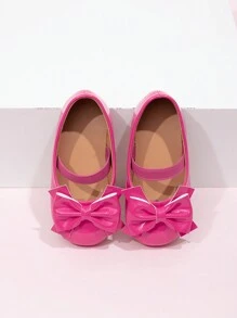 Girls' Cute Versatile Flats Shoes, Spring/Autumn - Rose Red - View 3