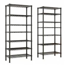 5 Tier Metal Wire Rack Free Standing Shelving Unit Adjustable Heavy Duty Storage - 1 - View 10