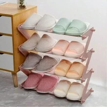 Zapateras Rack de zapatos for entrada, organizador de zapatos for trabajos pesados, estante de zapatos de pie for el armario, pasillo, dormitorio, montaje rápido Organizador de Zapatos    4 pisos - aleatorio - Ver 7