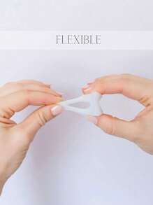 4pcs White And Pink Silicone Toe Separators, Soft Bunion Toe Separators, Waterproof, Wear-Resistant, Suitable For Sports And Daily Foot Care, Toe Protectors