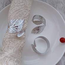 3pcs/4pcs/5pcs/6pcs Metal Napkin Rings, Multi-Color Napkin Holders For Hotel Supplies, Home Kitchen Dining Table Decor, Cloth Napkin Rings Suitable For Daily Life, Parties, Guests, All Seasons - Multicolor - View 21