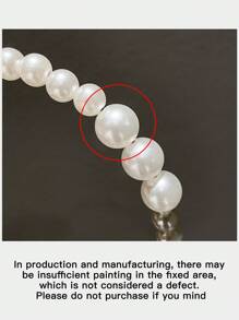 Bộ 5 chiếc kẹp tóc giả ngọc trai cho nữ, dùng làm vương miện, băng đô, vòng cài tóc, băng đô cài tóc, phụ kiện tóc, phụ kiện đội đầu. - trắng - Xem 6