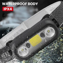 NetHong LED Motion Sensor Headlamp Night Fishing Head Light Waterproof USB Charging RLM - Multicolor - View 7