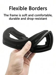 OTG Ski Goggles Anti Fog Snow Goggles 100% Protection,HD Lens - Black - View 7