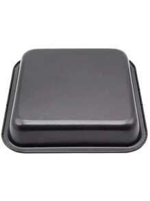 DeTODO Charola Rectangular 21 cm Antiadherente Para Hornear Pasteles, Pay, Galletas - Gris - Ver 10
