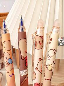 1 حبة / 3 حبات / 6 حبات أقلام قابلة للمسح قابلة للنقر (6 حبات في علبة)، مجموعة ألوان عشوائية، قرطاسية إبداعية عالية الجودة للطلاب، أقلام كرة قابلة للمسح بسهولة وتصميم جذاب ، حبر أزرق، طقم قرطاسية هدايا للعودة إلى المدرسة ، للامتحان واستخدام المدرسة ، قلم تأشير للدراسة في الفصل ،وتسجيل الدفتر