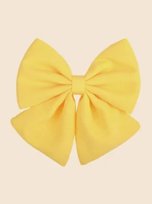 1/2pcs Satin & Chiffon Bow Hair Clips, New Candy Color Large Barrettes, College Style, No Card Paper, Suitable For Daily Use - 彩色 - 查看 16
