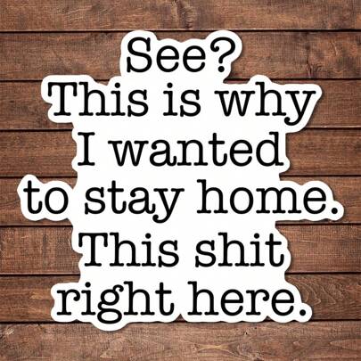 1/2/5pcs See, This Right Here Sticker | Fun And Quirky Vinyl Decal For Planners, Journals, And Laptops | Cute And Mindful Design For Meditation, Wellness Enthusiasts, And Book Lovers | Fashionable, Artsy, Positive Affirmation Sticker