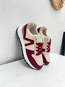 Causal Shoes For Women, New Spring 2025 Collection, Very Fashionable For Women, For Students, University And Daily, Estimated Delivery 1-3 Business Days (Peninsula) - 紅色 - 查看 3