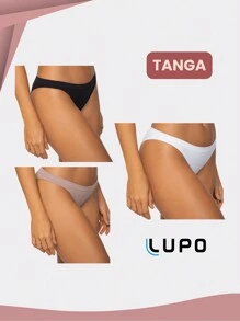Lupo Original Microfiber Basic Thong Adult Panties - 白色 - 查看 7