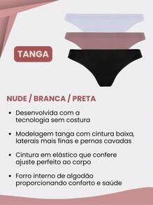 Lupo Original Microfiber Basic Thong Adult Panties - 白色 - 查看 6