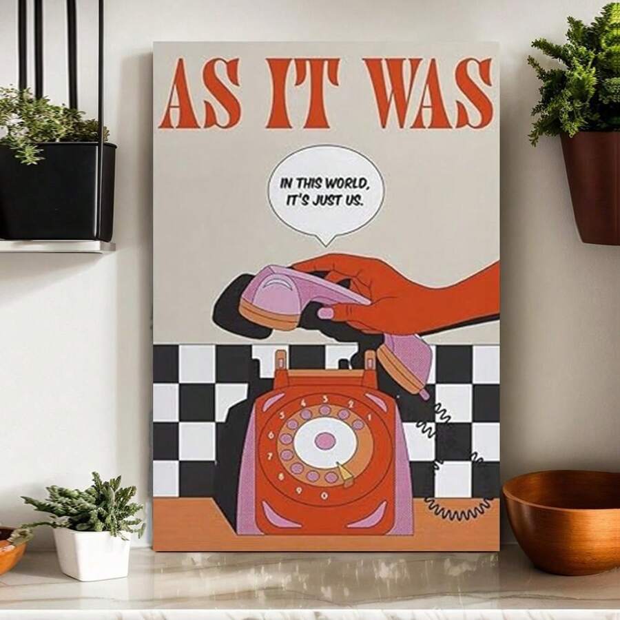 Posters & Prints As It Was Music Album Cover Posters Poster Decorative Painting Canvas Wall Art Living Room Posters Bedroom Painting
